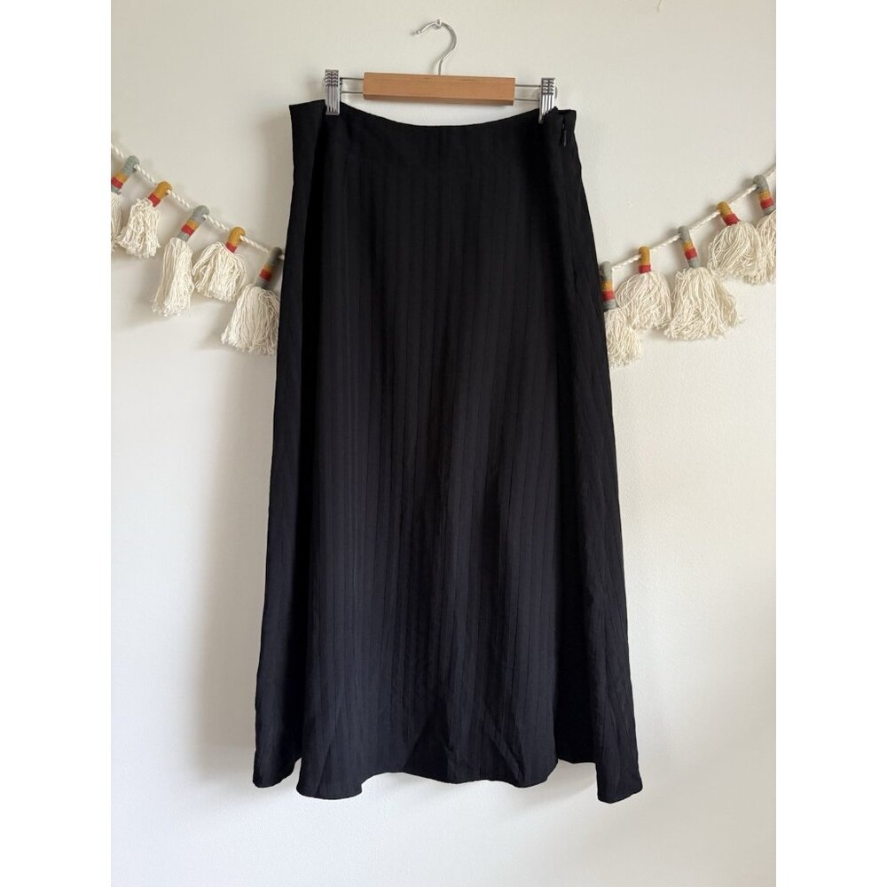 Everlane Black Midi Skirt